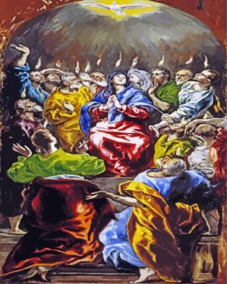 the pentecost el greco diamond painting