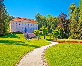 tivoli park ljubljana diamond painting