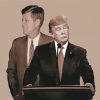 trump and Kennedy diamond painting