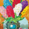 vintage Hyacinth flowers diamond paintings