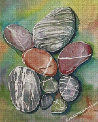 vintage Pebbles diamond paintings