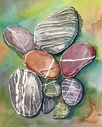 vintage Pebbles diamond painting