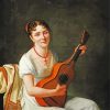 vintage guitarist woman diamond painting