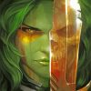 warrior Gamora diamond painting