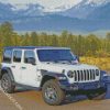 white jeep diamond paintings