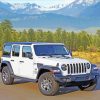 white jeep diamond paintings