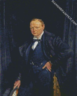 winston churchill Prime Minister diamond paintings