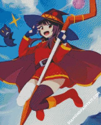 witch megumin diamond paintings