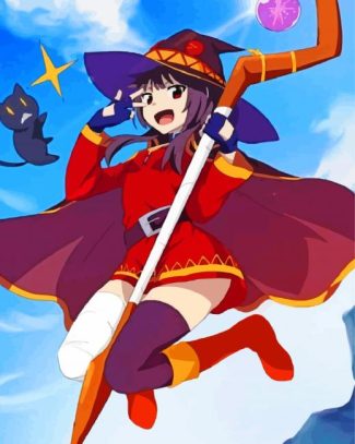 witch megumin diamond paintings