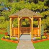 wooden Gazebo diamond painting