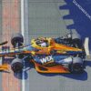 yelloww Indy racing car diamond paintings