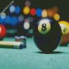 8 Ball Pool On Billiard Table diamond paintings