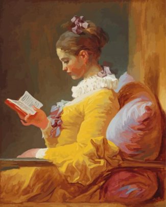 A Young Girl Reading Fragonard diamond painting