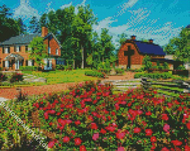 Billy Graham Library Charlotte diamond painting