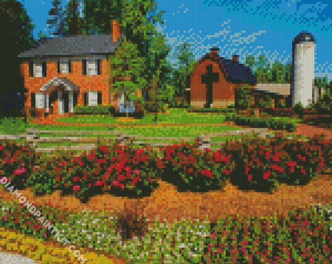 Billy Graham Library Charlotte US diamond painting