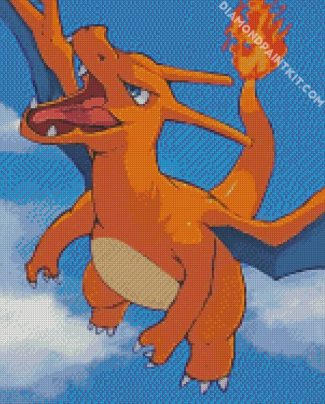 Charizard diamond painting