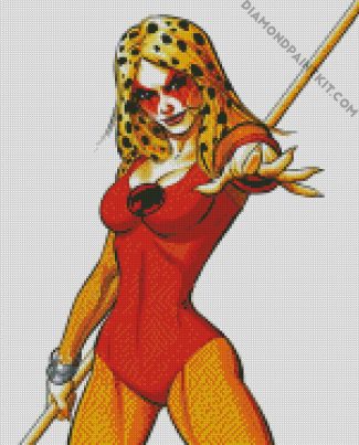 Cheetara diamond painting