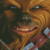 Chewbacca Star Wars Illustartion diamond painting