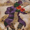 Green Violinist By Chagall diamond painting