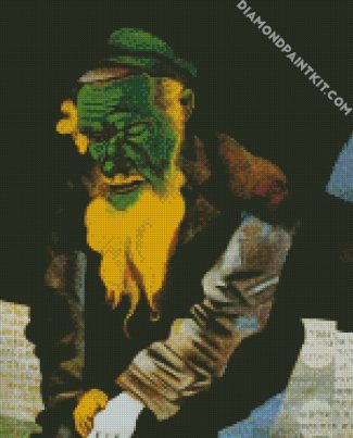 Jew In Green Chagall diamond painting