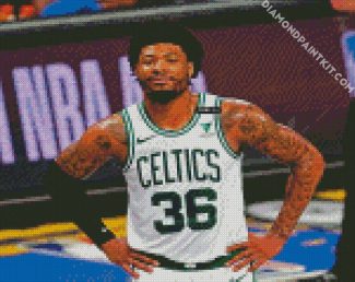 Marcus Smart Celtics 3 diamond painting