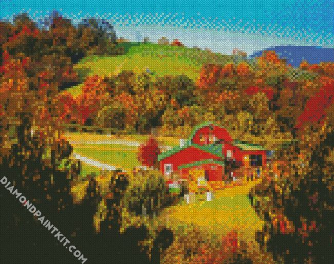 Aesthetic Carter Mountain Orchard And Country Store diamond painting