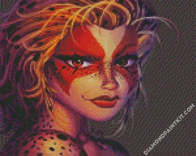 Aesthetic Cheetara diamond painting