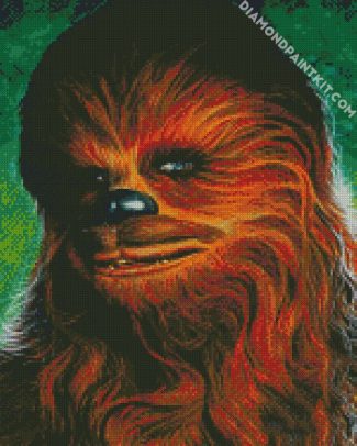 Aesthetic Chewbacca Star Wars diamond painting