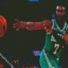 Aesthetic Jaylen Brown Celtics diamond painting