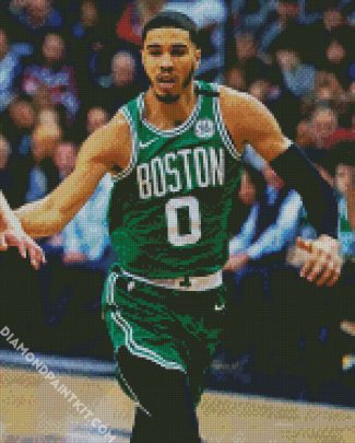 Aesthetic Celtics Player diamond painting