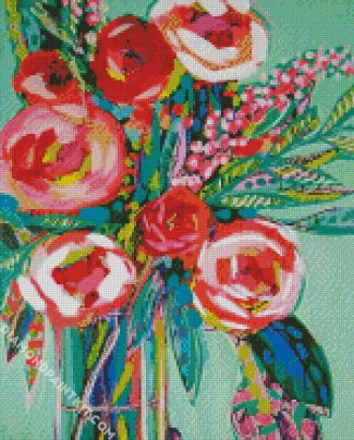 Aesthetic Flowers diamond painting