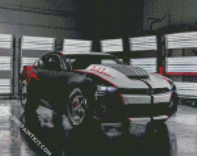 Black Chevrolet diamond painting