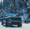 Chevy In Snow diamond painting