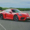 Cool Red Porshe Cayman diamond painting