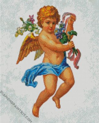 Cute Cherub diamond painting