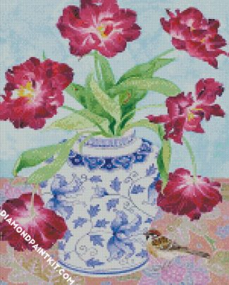 Flowers In Vase diamond painting