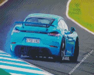 Porshe Cayman diamond painting