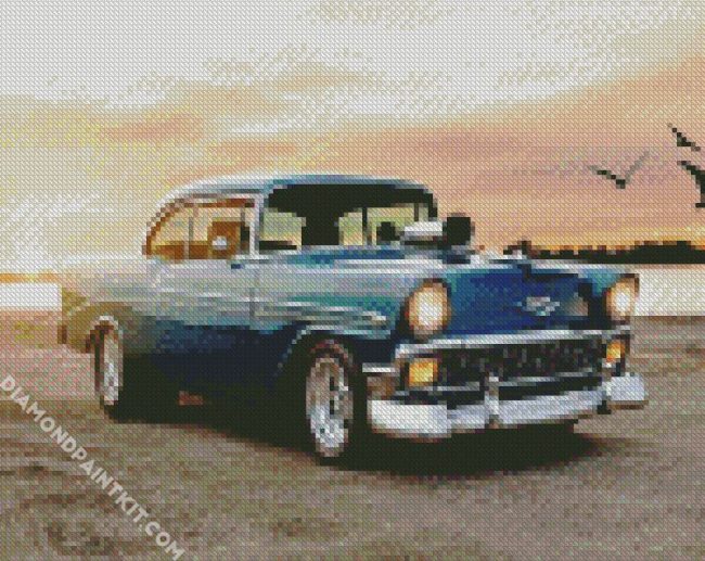 Vintage Chevy diamond painting