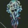 Abstract Scream Art diamond painting