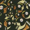 Abstract Steelers diamond painting