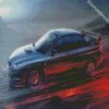 Black Subaru car diamond painting