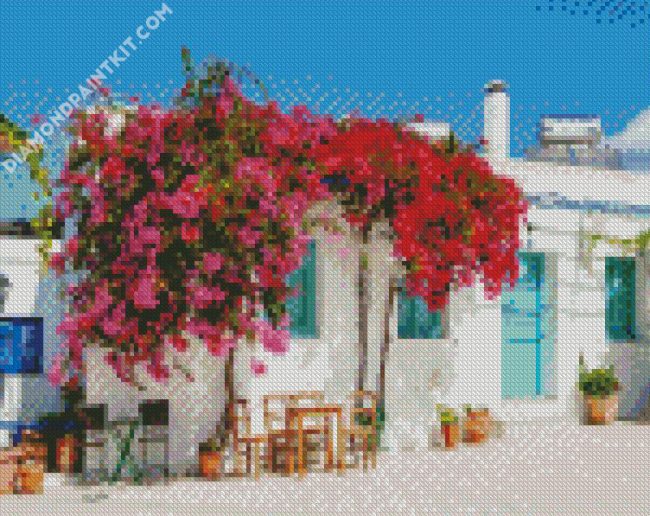 Blooming Bougainvillea Flowers diamond painting