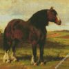 Brown Shire Horse diamond painting