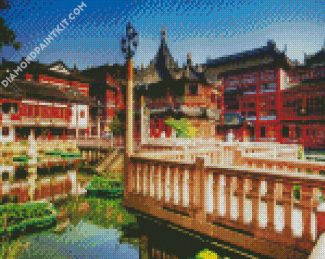 China Shanghai Yu Garden diamond painting