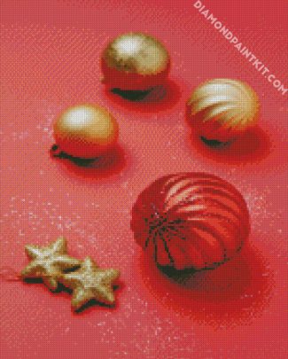 Christmas Balls diamond painting