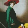 Classic Girl In Hat diamond painting