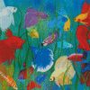 Colorful Siamese Fish diamond painting