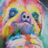 Colorful Sloth diamond painting