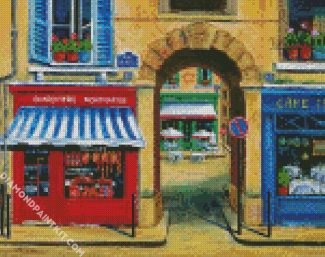 French Butcher Shop diamond painting