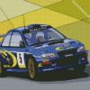 Illustration Subaru Car diamond painting